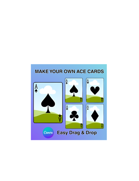 CANVA FRAMES- ACE PLAYING CARDS