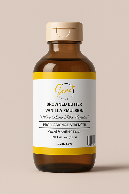 Sweet Annie G's Browned Butter Vanilla Emulsion 4oz.